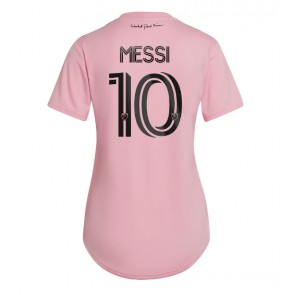 Inter Miami Lionel Messi #10 kläder Kvinnor 2023-24 Hemmatröja Kortärmad
